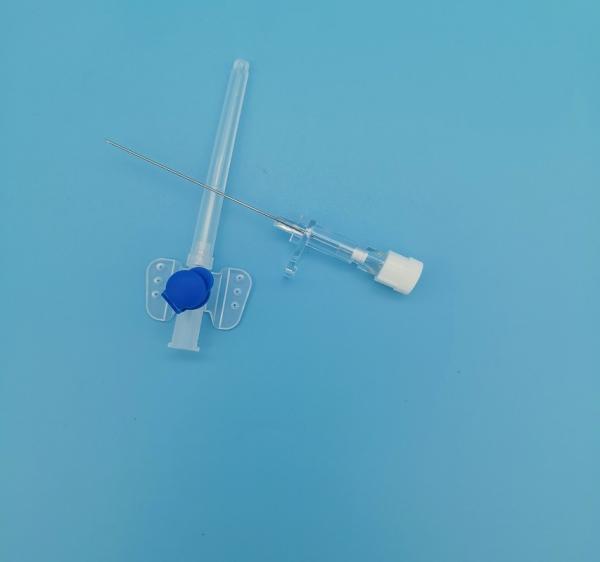 Buy cheap 22G Single-Use IV Cannula Bule Disposable Intravenous Needle hygiene from wholesalers