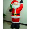 Buy cheap Christmas inflatable santa claus, christmas decoration led inflatable santa claus, santa yard outdoor decoration from wholesalers