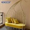 Buy cheap WONDERS Leaf Shaped Sofa And Lounge Chair Set 185cm Stainless Steel from wholesalers