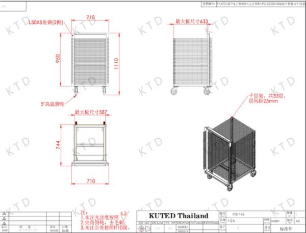 Buy cheap Inner Core Square Stainless Steel Storage Trolley With 4" Silent Casters from wholesalers