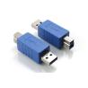 Buy cheap USB 3.0 A male to B Male AM/BM 180 Degree Adapter Connector NEW from wholesalers