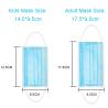 Buy cheap Outdoor 3 Ply 9" x 3.7" Disposable Medical Face Mask from wholesalers