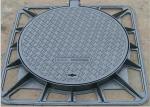 Buy cheap High Strength D400 Double Seal Cover Cast Iron Black Surface For Algeria from wholesalers