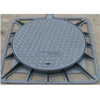 Buy cheap High Strength D400 Double Seal Cover Cast Iron Black Surface For Algeria product