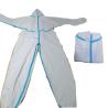 Buy cheap Cross Infection Protection Microporous Film Disposable Protective Coveralls With Tape from wholesalers