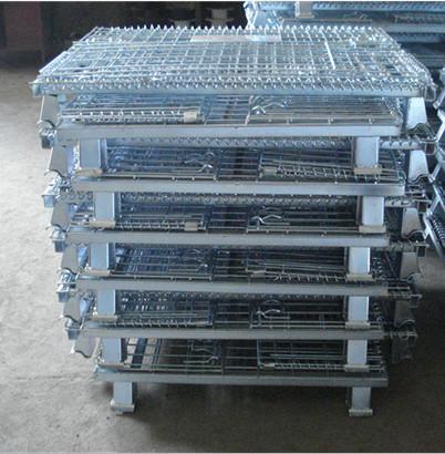 Buy cheap Steel galvanized warehouse wire mesh cages for sale from wholesalers