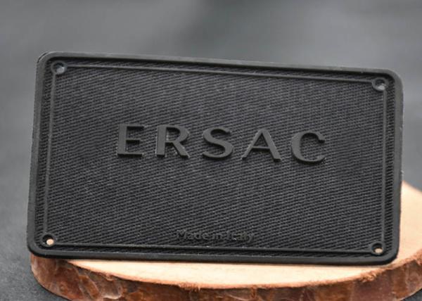 Buy cheap Twill Woven Fabric Heat Transfer Labels Customised With Printed Silicone Logos from wholesalers