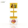 Buy cheap Yellow Metal Potato Chips Display Cases for Food Service Wholesale from wholesalers