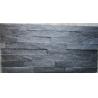 Buy cheap Black Quartzite Culture Stone Strip Stone Stacked Stone 60X15 35x18 40x10 from wholesalers