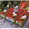 Buy cheap Inflatable popular customized sport game outdoor inflatable haunted house laser maze from wholesalers