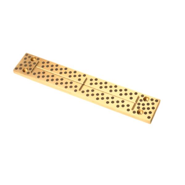 Buy cheap Oil Free Slide 20mm Self Lube Wear Plates, china supply, Graphite Plug Oilless Copper Slide Plate from wholesalers