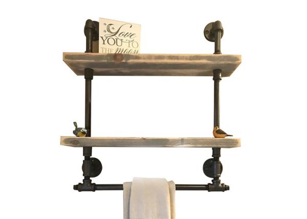 Buy cheap Black Malleable Iron Threaded Floor Flange / 1 Inch Industrial Pipe Towel Rack from wholesalers