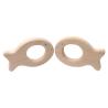 Buy cheap Beech Handmade 55mm Wooden Teething Toy Natural Wood Teethers Necklace from wholesalers