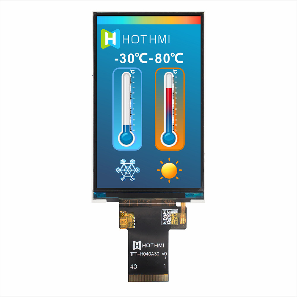 4 Inch Transflective TFT LCD Display - 480x800 Resolution - ST7701 Controller