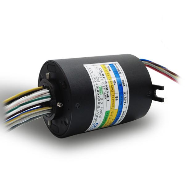Buy cheap 0~300 Rpm Speed Through Hole Slip Ring 18 Circuits 10A Diameter 12.7mm 240AC from wholesalers