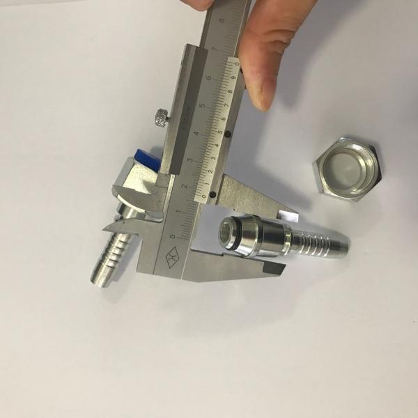 Buy cheap Female Double Hex Metric Jic Hydraulic Fittings Reusable One Piece from wholesalers