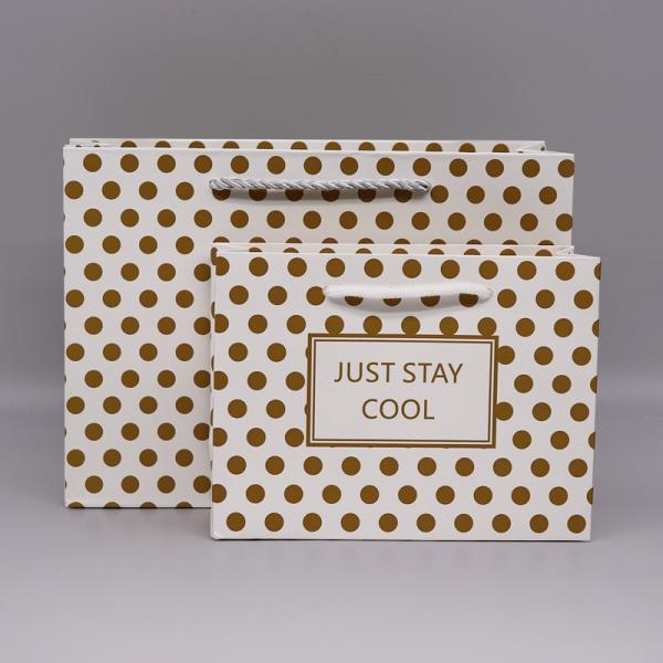 Buy cheap OEM / ODM Customization Twisted Handle Paper Packing Bag For Clothing from wholesalers