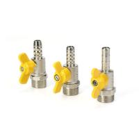 Buy cheap High Temperature Shut Off Brass Gas Valve Half Inch Nickel Plating product