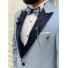 Buy cheap Perris Ice Blue Three Piece Tuxedo Slim Fit For Wedding Day from wholesalers
