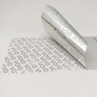 Buy cheap Anti Counterfeit Tamper Evident Sticker Transfer Evident VOID Serial Number product