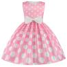 Buy cheap Summer Children's Clothing Girls Polka Dot Dress Holiday Party Evening Dress from wholesalers