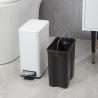 Buy cheap 5L Stainless Steel Foot Pedal Waste Bin Rectangular Shape for Household and Kitchen from wholesalers