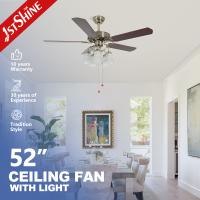 Buy cheap Remote Control 52 Inch Decorative Farmhouse Ceiling Fan With 5 Lights product