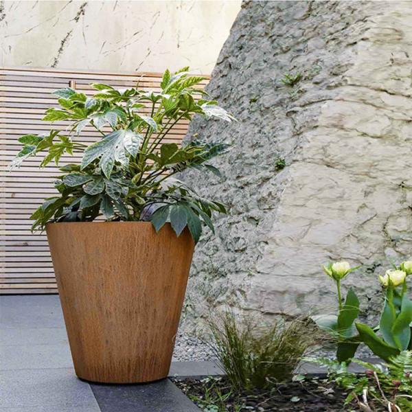 Buy cheap OEM ODM Outdoor Metal Planter , Rusted Metal Planter Boxes Corten Steel from wholesalers