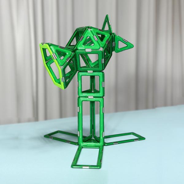 Buy cheap Children Educational Magnetic Plastic Building Blocks Pea Shooter Shapes Custom from wholesalers