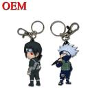 OEM Cartoon Cute Gudetama Egg Yolk Keychain Figures Custom Keychain Toy Action