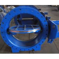 Buy cheap AWWA DN1000 Worm Gear Eccentric Butterfly Valve / Industrial Butterfly Valve product