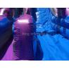 Buy cheap Dual Lane 0.6mm PVC Inflatable Water Slide With Pool 30ft Purple For Summer from wholesalers