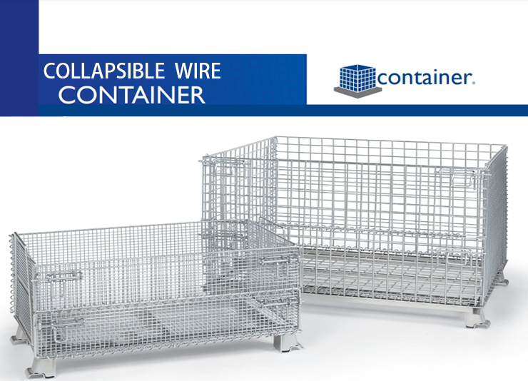 B5.8 Steel Wire Mesh Storage Container 1000*800*840mm