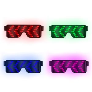 Wholesale USB Charge Glowing Magic LED Glasses Christmas Flashing Light Neon Rave Glasses from china suppliers