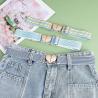 Buy cheap Luxury Soft Fabric Web Belt 3.5cm Width For Women 115cm from wholesalers