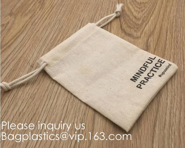 Organic Cotton Reusable Produce Bags, Biodegradable Eco-Friendly Bulk Bin Bags for Food - Small 5x7 - Sachet Bags, Fruit