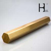 Buy cheap Anti Corrosion Golden Brass Rods , 16ft Length Square Brass Rod product