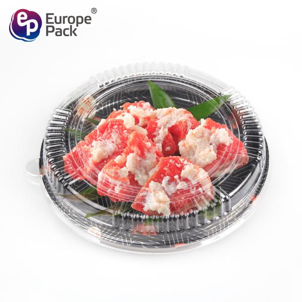 Buy cheap Europe-Pack Wholesale cheap disposable round plastic tray with clear lid from wholesalers