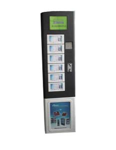 Wholesale U21 recharge kiosk with display LCD, metal keypad and coin acceptor from china suppliers