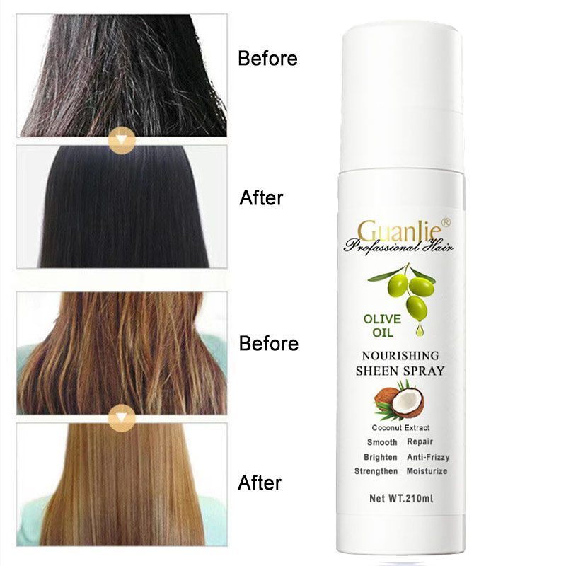 Superior Grade Nourishing Spray For Repairing Frizz Olive Oil Coconut ORS Hair Spray