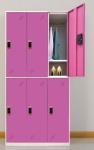 Electronic Safe H1850mm 6 door Gym Locker Room Furniture