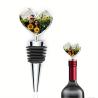 Buy cheap Custom Photo & Name Wine Stopper Ideal Valentine'S Day Gift With Reusable Silicone Cork from wholesalers