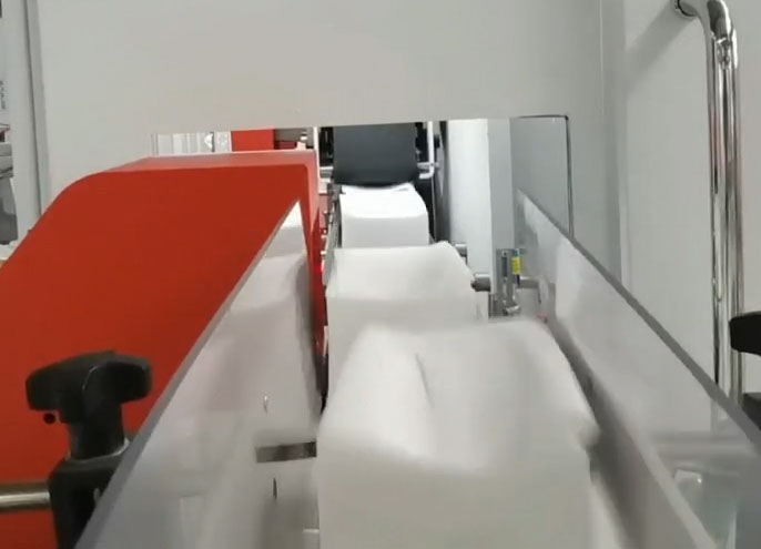 0.5-0.8Mpa Air Supply Two Color Paper Napkin Tissue Making Machine with 120m/min Speed