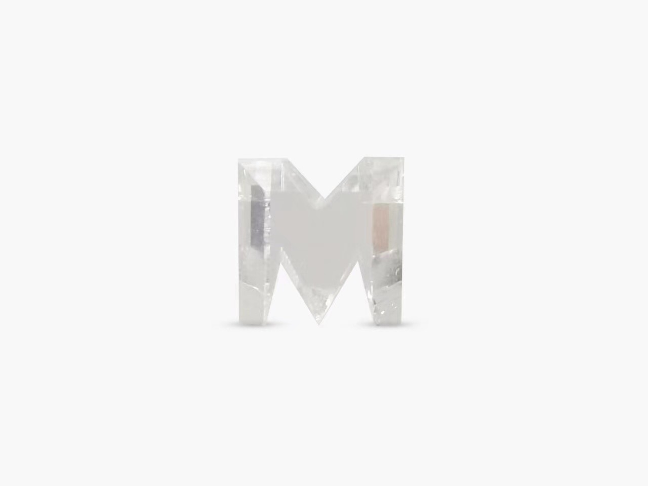 Letter Shape Diamonds Colorless Lab Made Diamonds CVD Synthetic Diamonds Lab Created