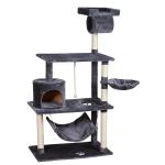 Dark Grey Detachable Sisal Cat Scratching trees toys