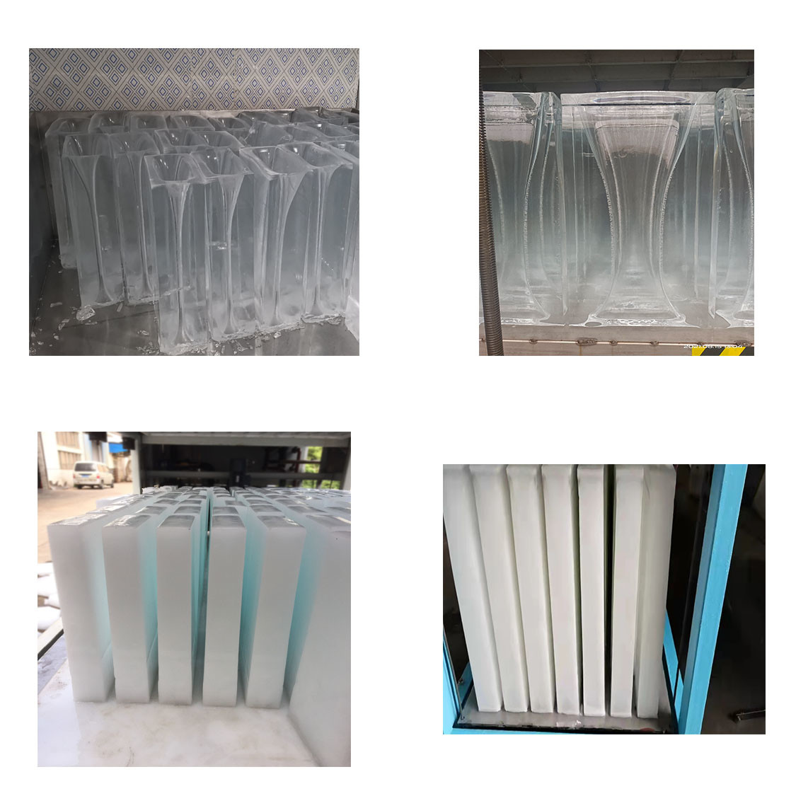 5000KG 5T Direct Cooling Block Ice Machine CE 1800W