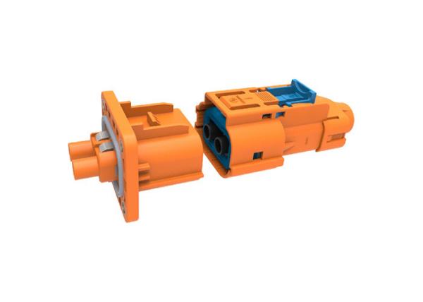 Buy cheap Insulation Resistant EV Battery Connector , AC3000V 2 Pin Male Female Plug Receptacle for PDU from wholesalers