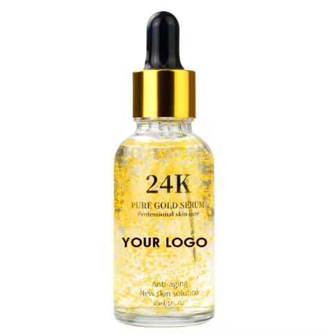 24k Glod Face Serum Deep Moisturize Brightening Whitening Anti Aging Facial