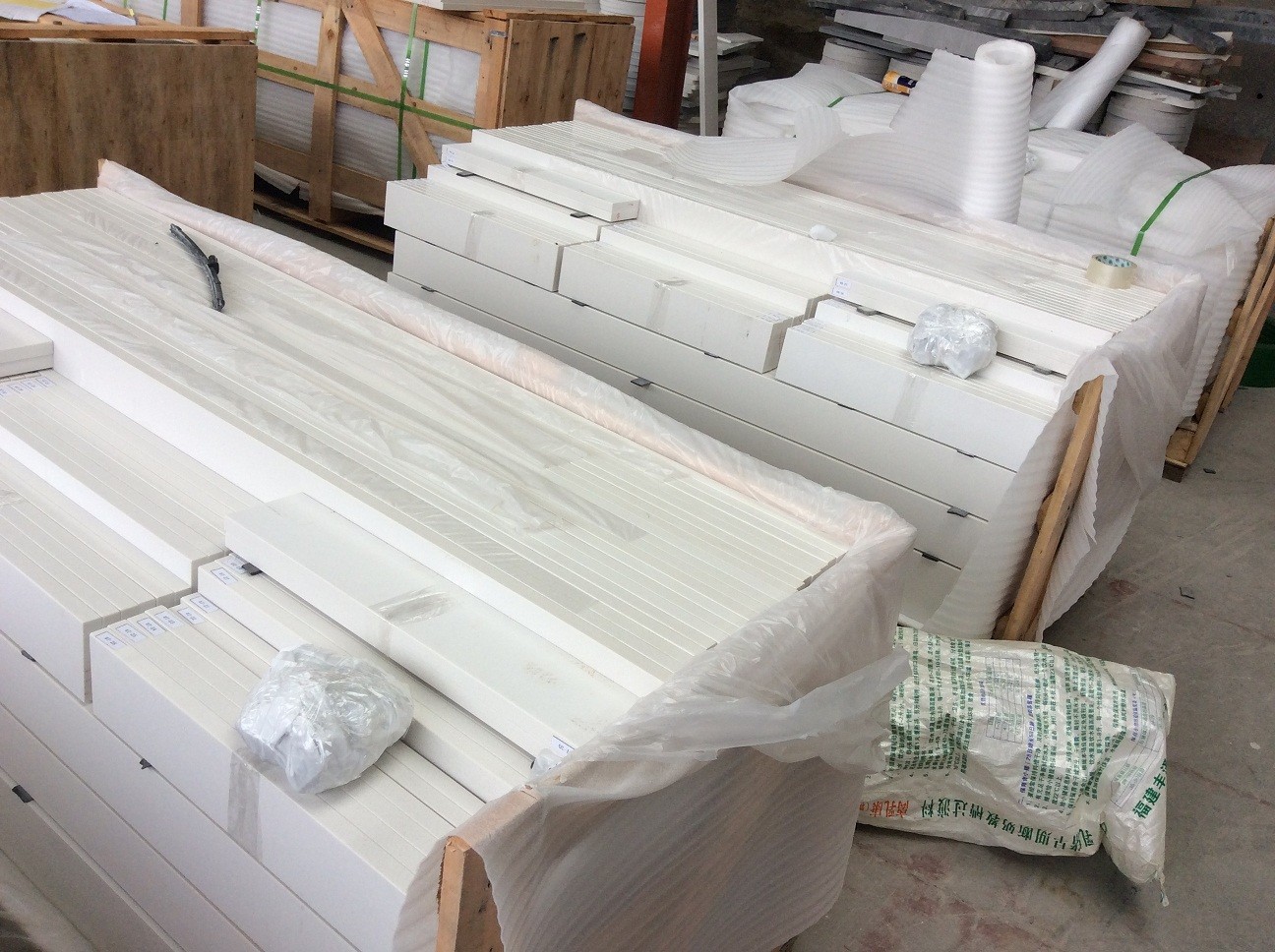 Shock Resistant Artificial Stone Countertops For Bathroom And Kitchen