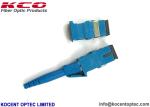 SC UPC Simplex Fiber Optic Adapter Singlemode Auto Shut No Flange Plastic